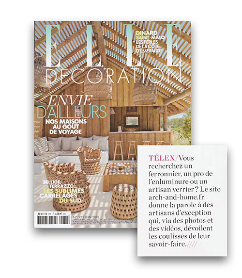 Magazine Elle déco Juin 2019