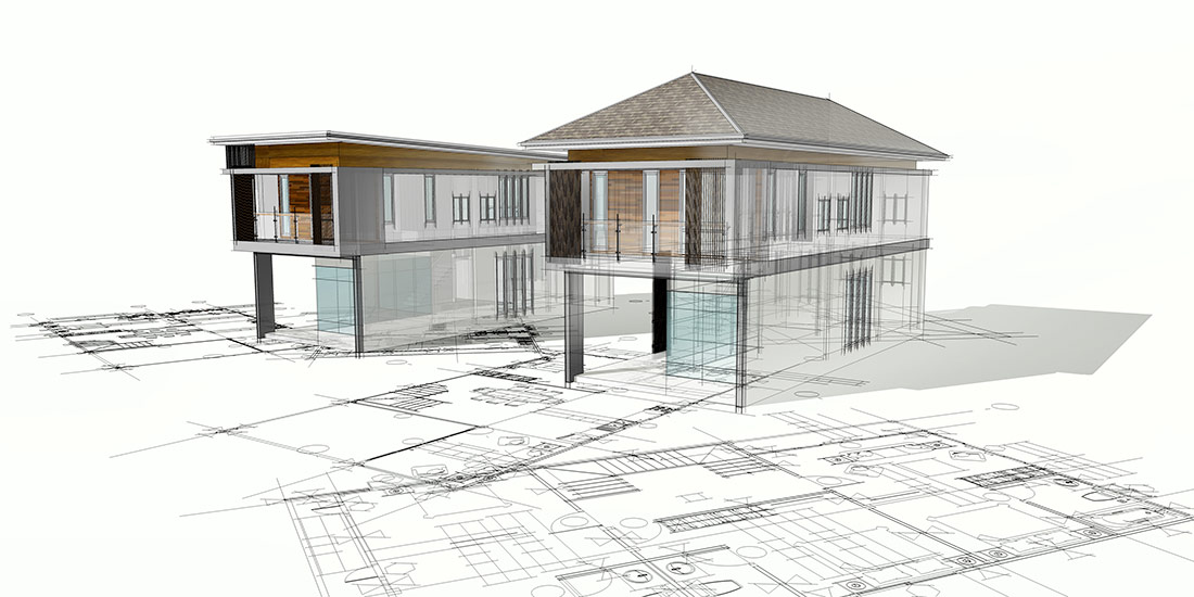 Schema de surelevation de maison sur toit terrasse - Arch & Home