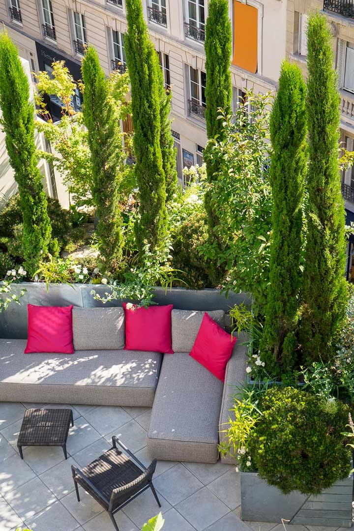 Opus Paysage-Paysagiste-Jardins suspendus pour un triplex parisien-Terrasse - photo 2