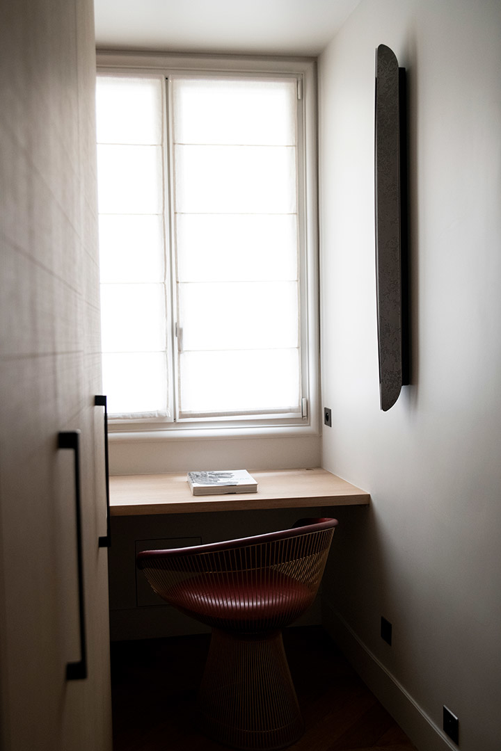 Dom Palatchi-Architecte d'intérieur - Décorateur-Renovation d'un appartement à Paris 7-Bureau - photo 3