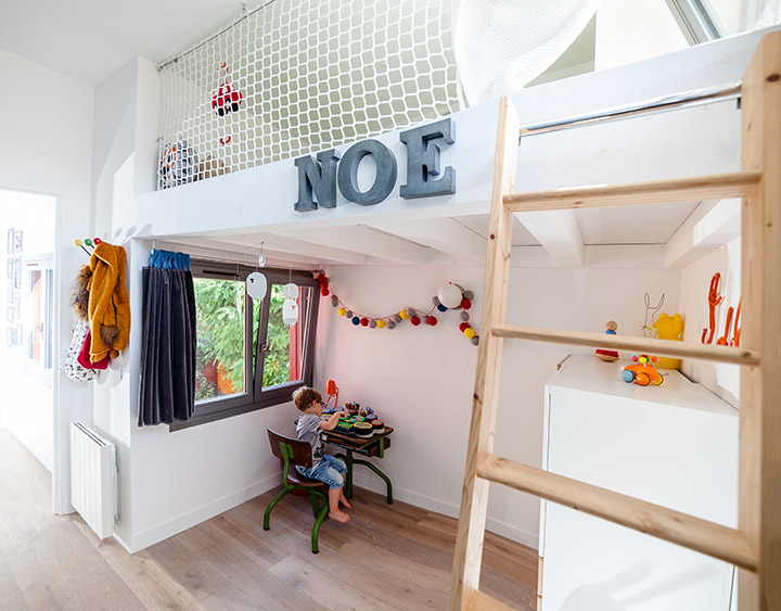 Agence Villebois-Architecte-Construction d'une maison ossature bois en IDF-Enfants - photo 4