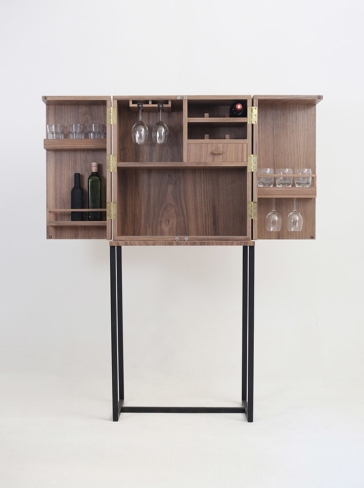 Gigi Design-Fabriquant - Agenceur - Menuisier - Ebeniste-Meuble de bar, coffre a Whisky Hiems-Ensemble - Projet Global - Maison - photo 1