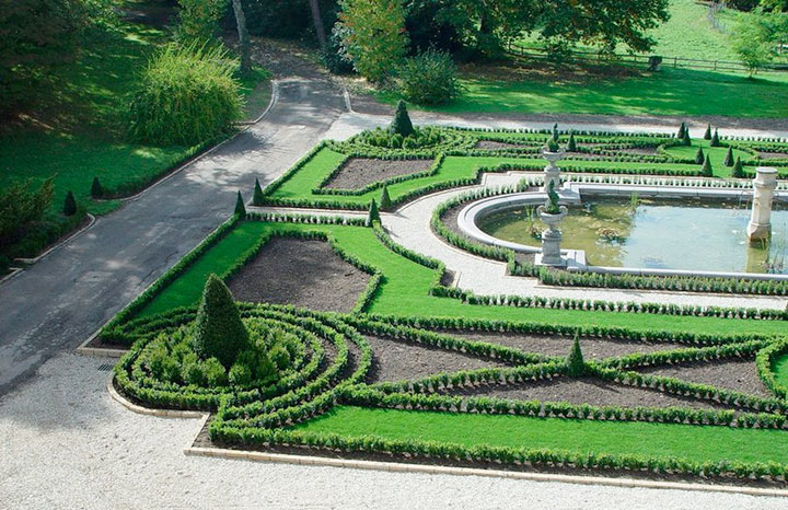 Jardins Intemporels-Paysagiste-Amenagement d'un grand jardin à la française-Jardin - photo 1