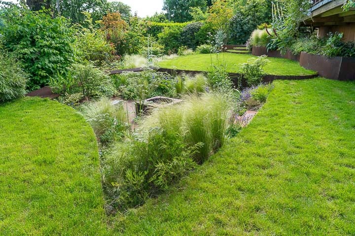 Opus Paysage-Paysagiste-Un jardin contemporain en Ile de France, le jardin de La Renaissance-Jardin - photo 2