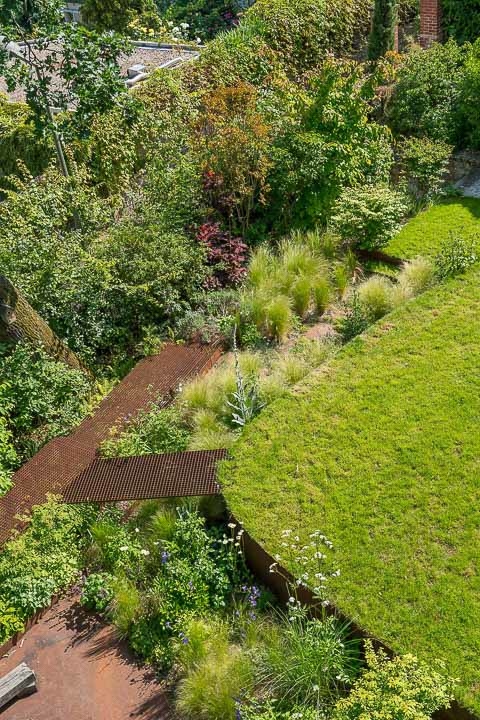 Opus Paysage-Paysagiste-Un jardin contemporain en Ile de France, le jardin de La Renaissance-Jardin - photo 4