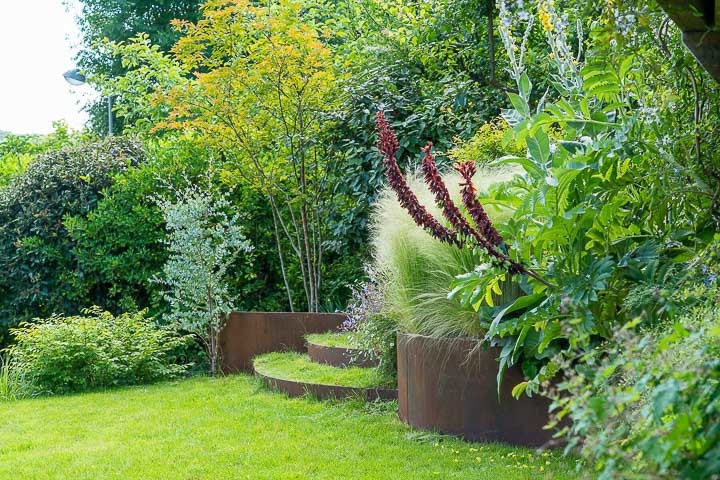 Opus Paysage-Paysagiste-Un jardin contemporain en Ile de France, le jardin de La Renaissance-Jardin - photo 4