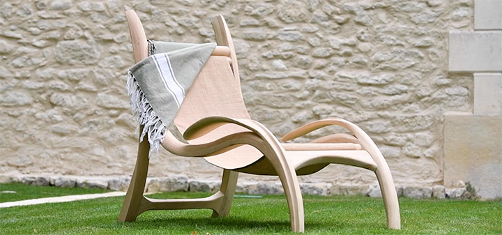 Gigi Design-Fabriquant - Agenceur - Menuisier - Ebeniste-Chaise longue en bois design Gigi - Somnum-Salle de réunion - photo 4