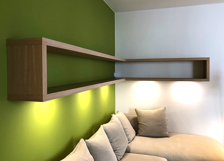 Caroline Champenois-Architecte d'intérieur - Décorateur-Renovation d'un pied à terre dans le centre de Paris-Salon & Séjour - photo 4