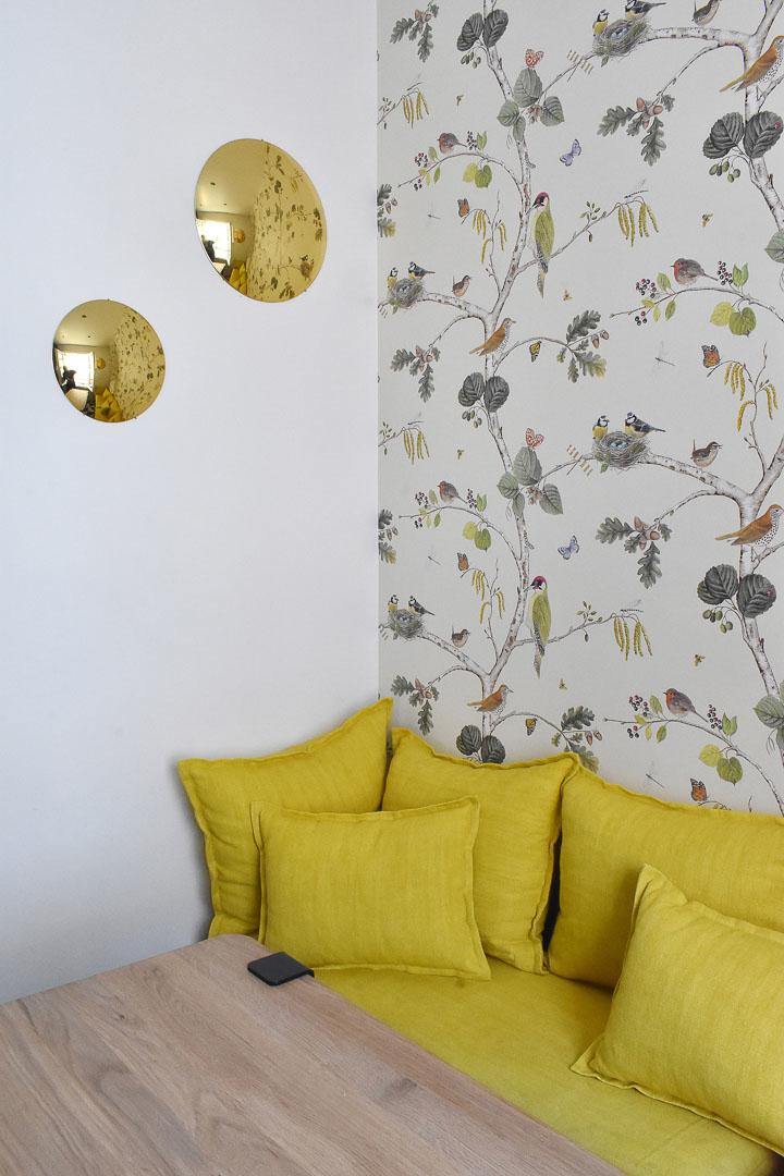 Caroline Champenois-Architecte d'intérieur - Décorateur-La rénovation colorée d'un appartement en ville-Salon & Séjour - photo 3