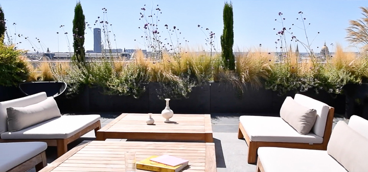 Horticulture et Jardins-Paysagiste-Jardin terrasse de la suite Belle Etoile, hotel Le Meurice-Terrasse - photo 2