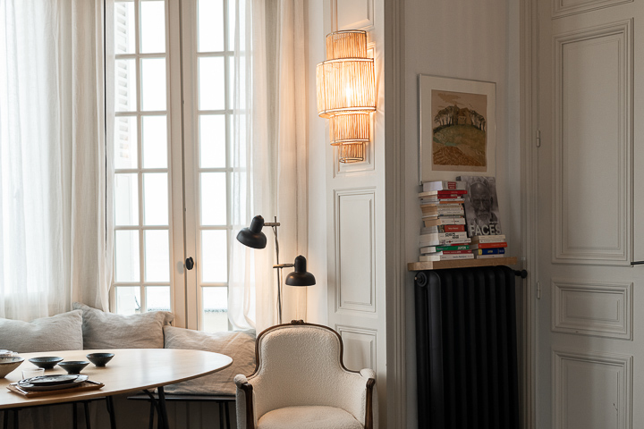 Caroline Champenois-Architecte d'intérieur - Décorateur-Renovation d'un appartement à Trouville-Salon & Séjour - photo 2