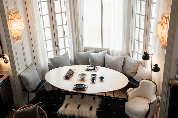 Caroline Champenois-Architecte d'intérieur - Décorateur-Renovation d'un appartement à Trouville-Salon & Séjour - photo 4