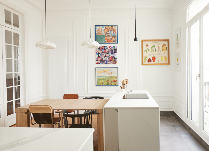 Passage Architecture-Architecte-Renovation appartement à Paris par l'architecte DPLG-Cuisine - photo 3