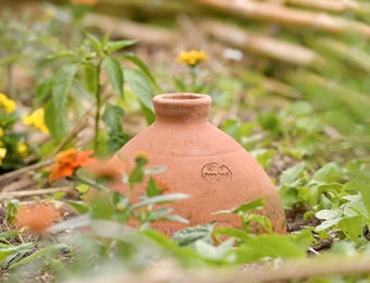 Jamet-Equipement du jardin-Origin, l'olla en terre cuite à remplir