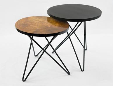 Atelier Helios-Fabriquant - Agenceur - Menuisier - Ebeniste-Atlas, table basse noir et bois