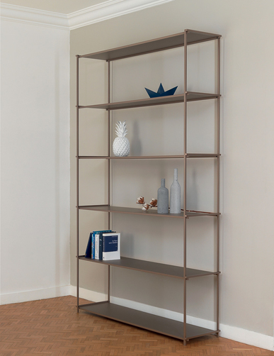 L'Alufacture-Mobilier en metal-Bibliotheque aluminium design