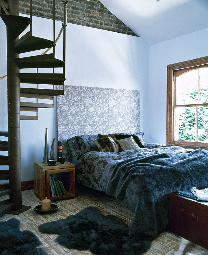 Tête de lit originale en papier peint - Arch and Home