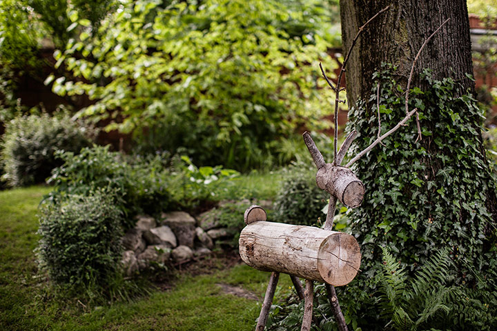 Décoration de jardin ludique