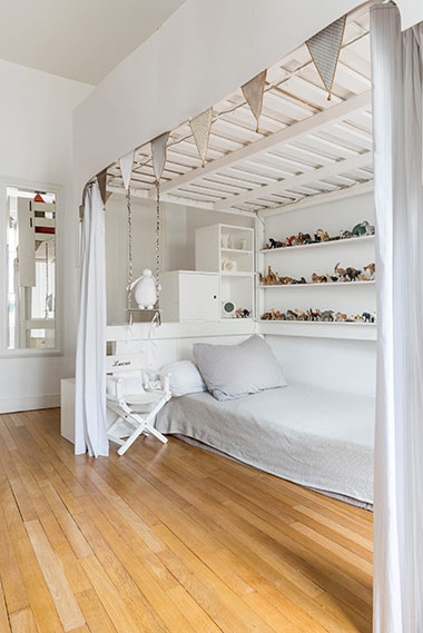 Aménager une chambre d'enfant tout en blanc - Arch and Home