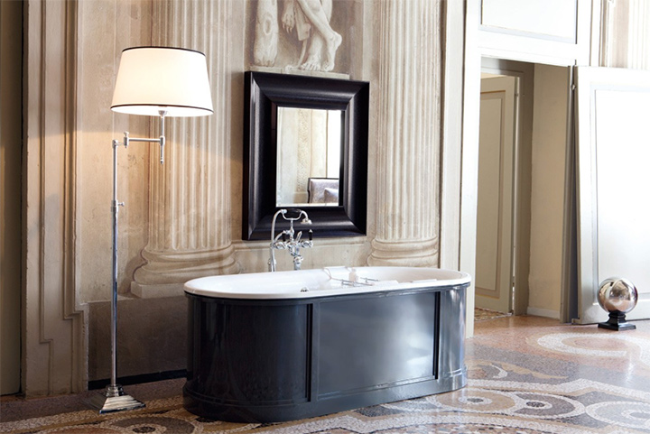 Baignoire a l ancienne noire par Gentry Home - Arch & Home