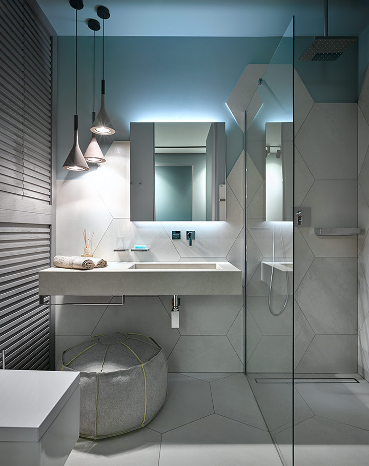 salle de douche contemporaine - Arch & Home