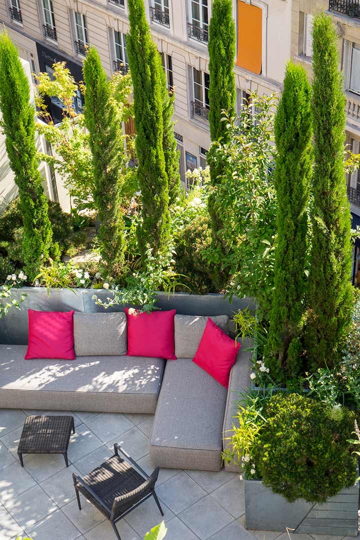 Opus Paysage-Paysagiste-Jardins suspendus pour un triplex parisien-Terrasse - photo 2