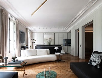 Dom Palatchi-Architecte d'intérieur - Décorateur-Renovation d'un appartement à Paris 7
