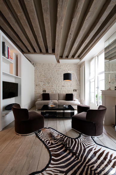 Dom Palatchi-Architecte d'intérieur - Décorateur-Renovation d'un appartement ancien à Paris 6