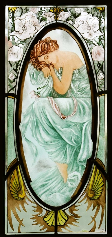 JLA Vitrail-Vitraux-Vitrail Art Nouveau