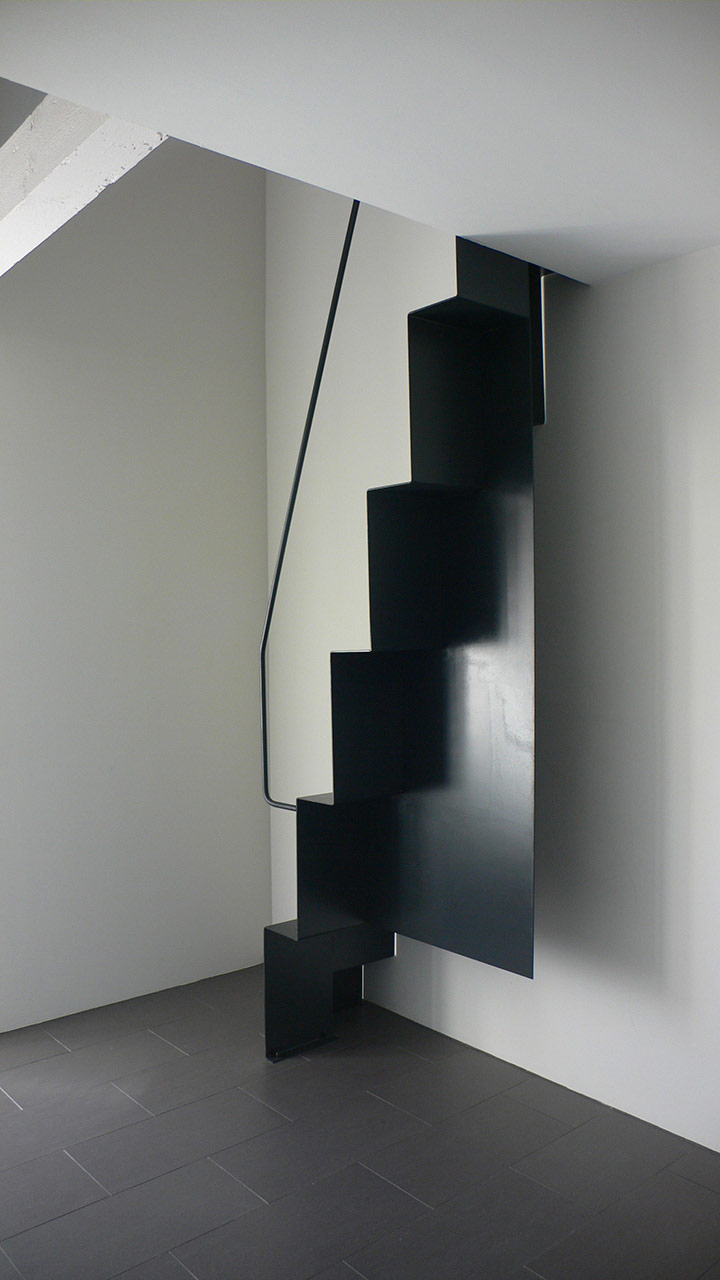 escalier contemporain artistique - Arch and Home